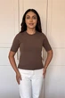 Светр INEDIT 10842 Brown ONE SIZE - изображение 1