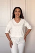 Светр INEDIT 10852 White ONE SIZE - изображение 1