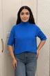 Светр INEDIT 10847 Royal-Blue ONE SIZE - изображение 1