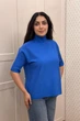 Светр INEDIT 10847 Royal-Blue ONE SIZE - изображение 2