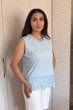 Футболка INEDIT 50052 Blue ONE SIZE - зображення 2