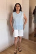 Футболка INEDIT 50052 Blue ONE SIZE - зображення 5