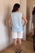 Футболка INEDIT 50052 Blue ONE SIZE - зображення 7