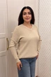 Светр INEDIT 10627 Beige ONE SIZE - изображение 2