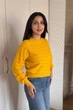 Светр INEDIT 10621 Mustard ONE SIZE - зображення 2