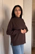 Светр INEDIT 10619-1 Brown ONE SIZE - изображение 2