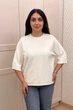 Светр INEDIT 10860 White ONE SIZE - зображення 1