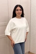Светр INEDIT 10860 White ONE SIZE - зображення 2
