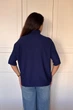 Светр INEDIT 10847 Dark-Blue ONE SIZE - зображення 3