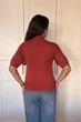 Светр INEDIT 10849 Wine ONE SIZE - изображение 3