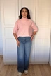 Светр INEDIT 10847 Pink ONE SIZE - изображение 5