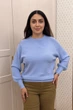 Светр INEDIT 10609 Blue ONE SIZE - изображение 1