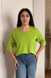 Светр INEDIT 10845 Pistachio ONE SIZE - изображение 1