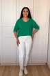Светр INEDIT 10852 Green ONE SIZE - изображение 6