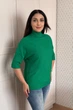 Светр INEDIT 10867 Green ONE SIZE - зображення 2