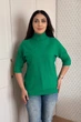 Светр INEDIT 10867 Green ONE SIZE - зображення 5