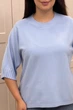 Светр INEDIT 10860 Blue ONE SIZE - изображение 4