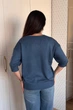 Светр INEDIT 10865 Indigo ONE SIZE - изображение 3
