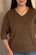 Светр INEDIT 10865 Capucino ONE SIZE - изображение 4