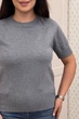 Светр INEDIT 10864 Grey ONE SIZE - изображение 4