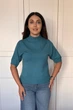 Светр INEDIT 10849 Green-Sea ONE SIZE - изображение 1