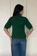 Светр INEDIT 10849 Dark-Green ONE SIZE - изображение 3