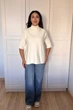 Светр INEDIT 10847 Latte ONE SIZE - изображение 4