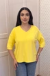 Светр INEDIT 10845 Yellow ONE SIZE - изображение 5