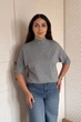 Светр INEDIT 10857 Grey ONE SIZE - изображение 1