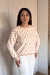 Светр INEDIT 10617 Peach ONE SIZE - изображение 2
