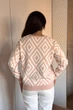 Светр INEDIT 10617 Peach ONE SIZE - изображение 3