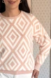 Светр INEDIT 10617 Peach ONE SIZE - изображение 4