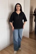 Светр INEDIT 10863 Black ONE SIZE - изображение 5