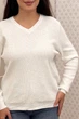 Светр INEDIT 10627 White ONE SIZE - изображение 5
