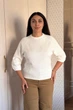 Светр INEDIT 10609 White ONE SIZE - изображение 5