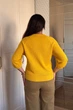 Светр INEDIT 10609 Mustard ONE SIZE - изображение 3