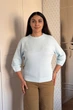 Светр INEDIT 10609 Light-Blue ONE SIZE - изображение 4