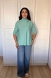 Светр INEDIT 10847 Pistachio ONE SIZE - изображение 4