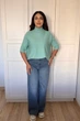 Светр INEDIT 10847 Pistachio ONE SIZE - изображение 5