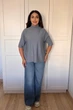 Светр INEDIT 10847 Grey ONE SIZE - изображение 4