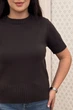 Светр INEDIT 10864 Dark-Brown ONE SIZE - изображение 4
