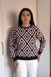 Светр INEDIT 10617 Dark-Blue ONE SIZE - зображення 1
