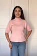 Светр INEDIT 10849 Pudra ONE SIZE - зображення 1