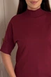 Светр INEDIT 10857 Burgundy ONE SIZE - изображение 3