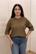 Светр INEDIT 10860 Capucino ONE SIZE - изображение 5