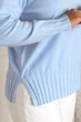 Светр INEDIT 10619 Blue ONE SIZE - изображение 5