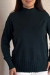 Светр INEDIT 10619 Dark-Green ONE SIZE - изображение 4