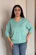 Светр INEDIT 10865 Pistachio ONE SIZE - изображение 1