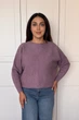 Светр INEDIT 10612 Violet ONE SIZE - зображення 1