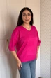 Светр INEDIT 10865 Purpur ONE SIZE - изображение 2